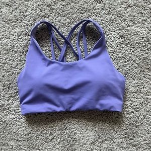 Senita Strappy Sports Bra - Purple